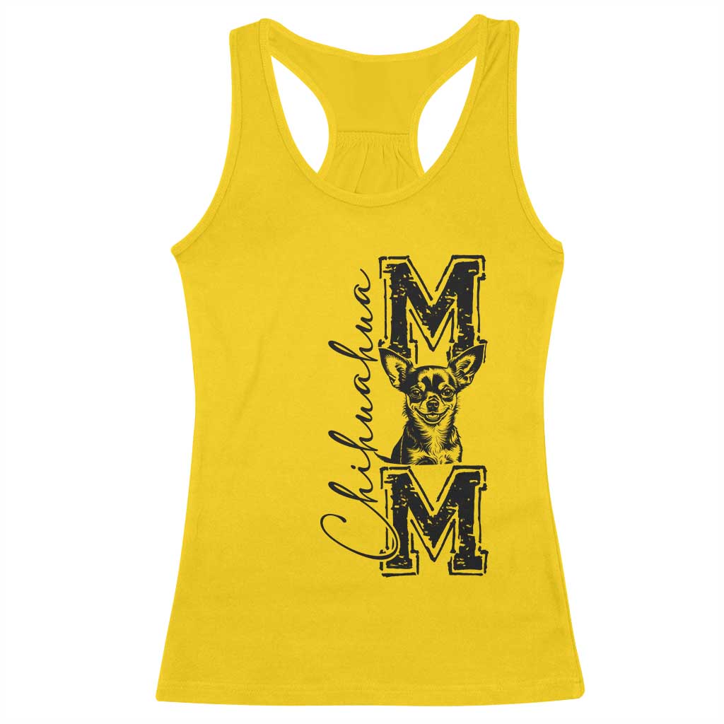 Chihuahua Mom Gift Racerback Tank Top Mothers Day Dog Lover TS12 Daisy Print Your Wear