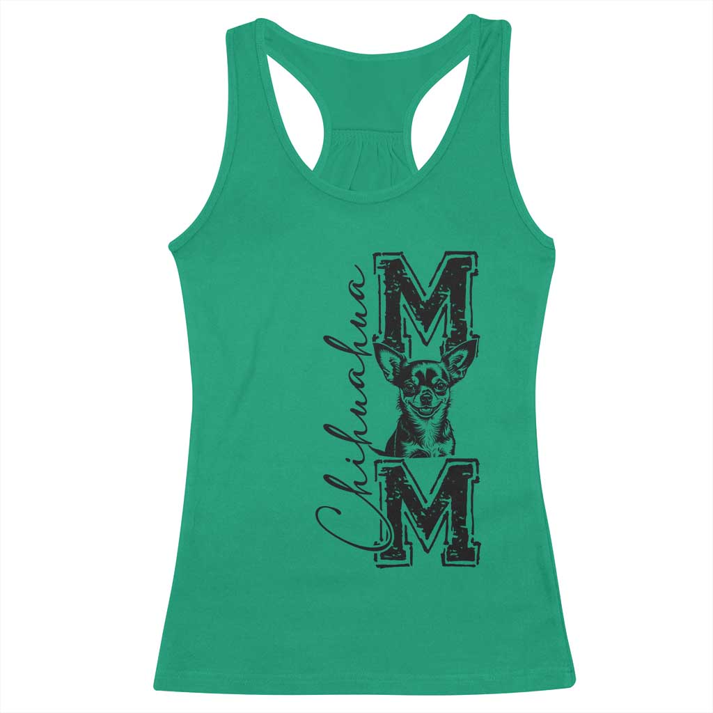 Chihuahua Mom Gift Racerback Tank Top Mothers Day Dog Lover TS12 Irish Green Print Your Wear