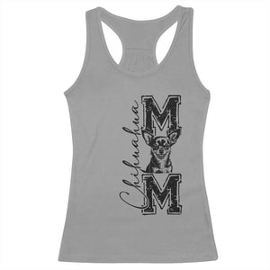 Chihuahua Mom Gift Racerback Tank Top Mothers Day Dog Lover TS12 Sport Gray Print Your Wear