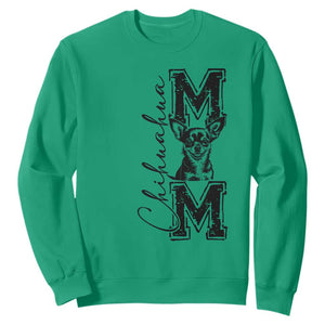 Chihuahua Mom Gift Sweatshirt Mothers Day Dog Lover TS12 Irish Green Print Your Wear