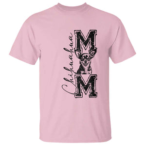 Chihuahua Mom Gift T Shirt Mothers Day Dog Lover TS12 Light Pink Print Your Wear