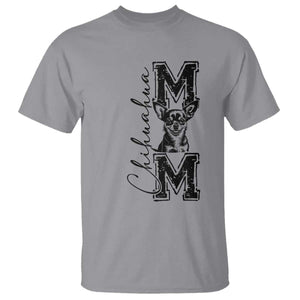 Chihuahua Mom Gift T Shirt Mothers Day Dog Lover TS12 Sport Gray Print Your Wear