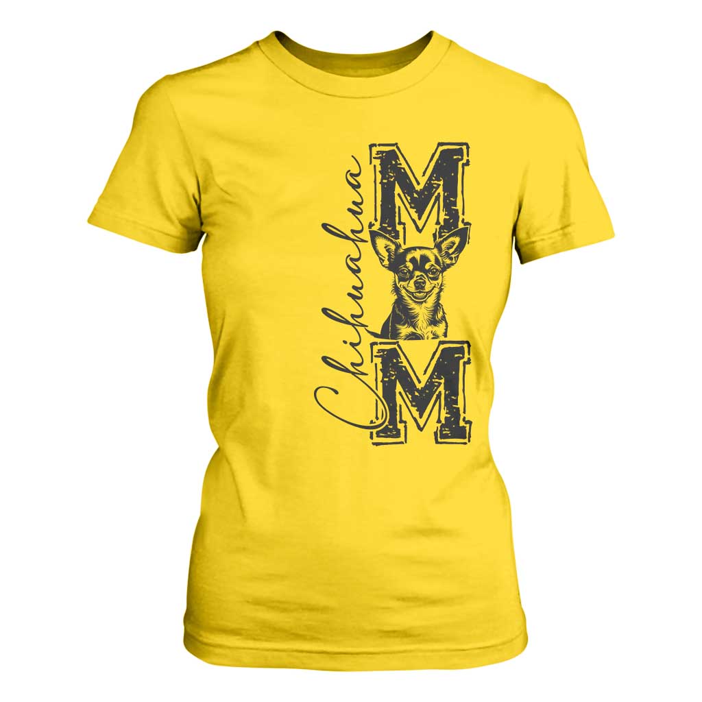 Chihuahua Mom Gift T Shirt For Women Mothers Day Dog Lover TS12 Daisy Print Your Wear