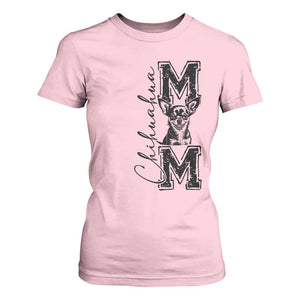 Chihuahua Mom Gift T Shirt For Women Mothers Day Dog Lover TS12 Light Pink Print Your Wear