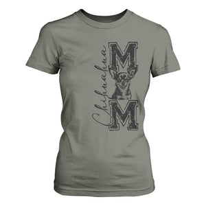 Chihuahua Mom Gift T Shirt For Women Mothers Day Dog Lover TS12 Military Green Print Your Wear