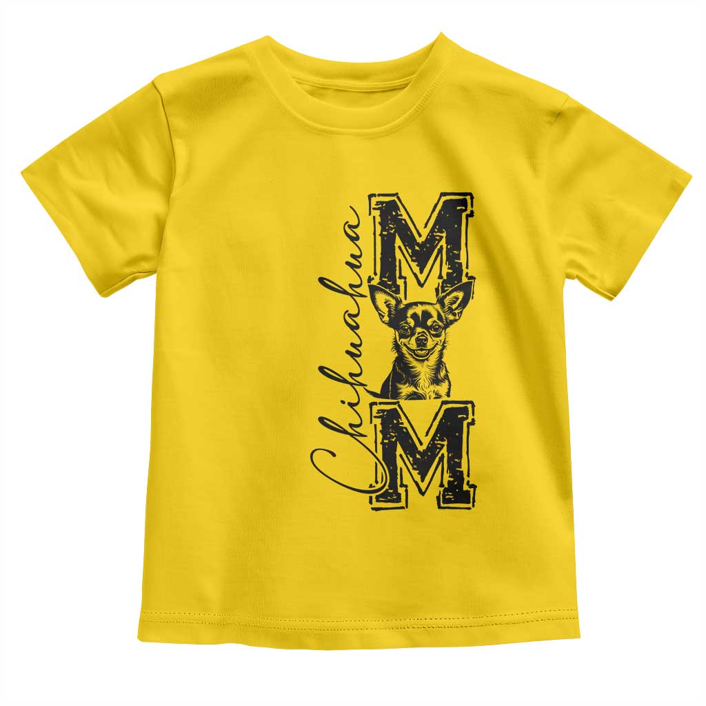 Chihuahua Mom Gift Toddler T Shirt Mothers Day Dog Lover TS12 Daisy Print Your Wear