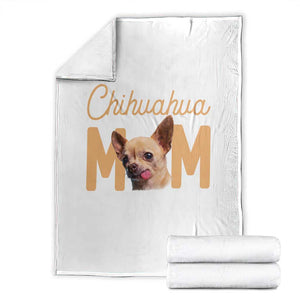 Proud Dog Mom Chihuahua Throw Blanket Mothers Day Lover Gift TS12 White Print Your Wear