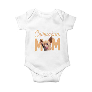Proud Dog Mom Chihuahua Baby Onesie Mothers Day Lover Gift TS12 White Print Your Wear
