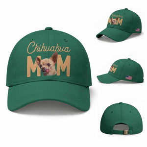 Proud Dog Mom Chihuahua Baseball Cap Mothers Day Lover Gift TS12 Baseball Cap Universal Fit Irish Green Print Your Wear