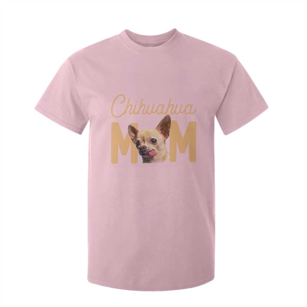 Proud Dog Mom Chihuahua T Shirt For Kid Mothers Day Lover Gift TS12 Light Pink Print Your Wear