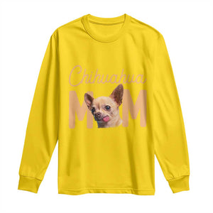 Proud Dog Mom Chihuahua Long Sleeve Shirt Mothers Day Lover Gift TS12 Daisy Print Your Wear