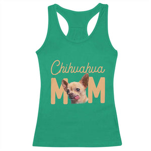 Proud Dog Mom Chihuahua Racerback Tank Top Mothers Day Lover Gift TS12 Irish Green Print Your Wear