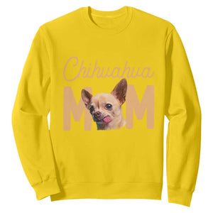 Proud Dog Mom Chihuahua Sweatshirt Mothers Day Lover Gift TS12 Daisy Print Your Wear
