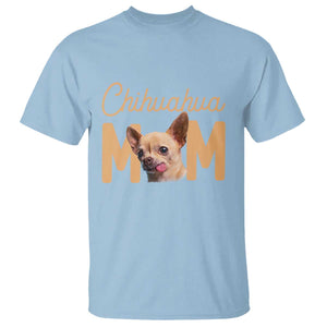 Proud Dog Mom Chihuahua T Shirt Mothers Day Lover Gift TS12 Light Blue Print Your Wear