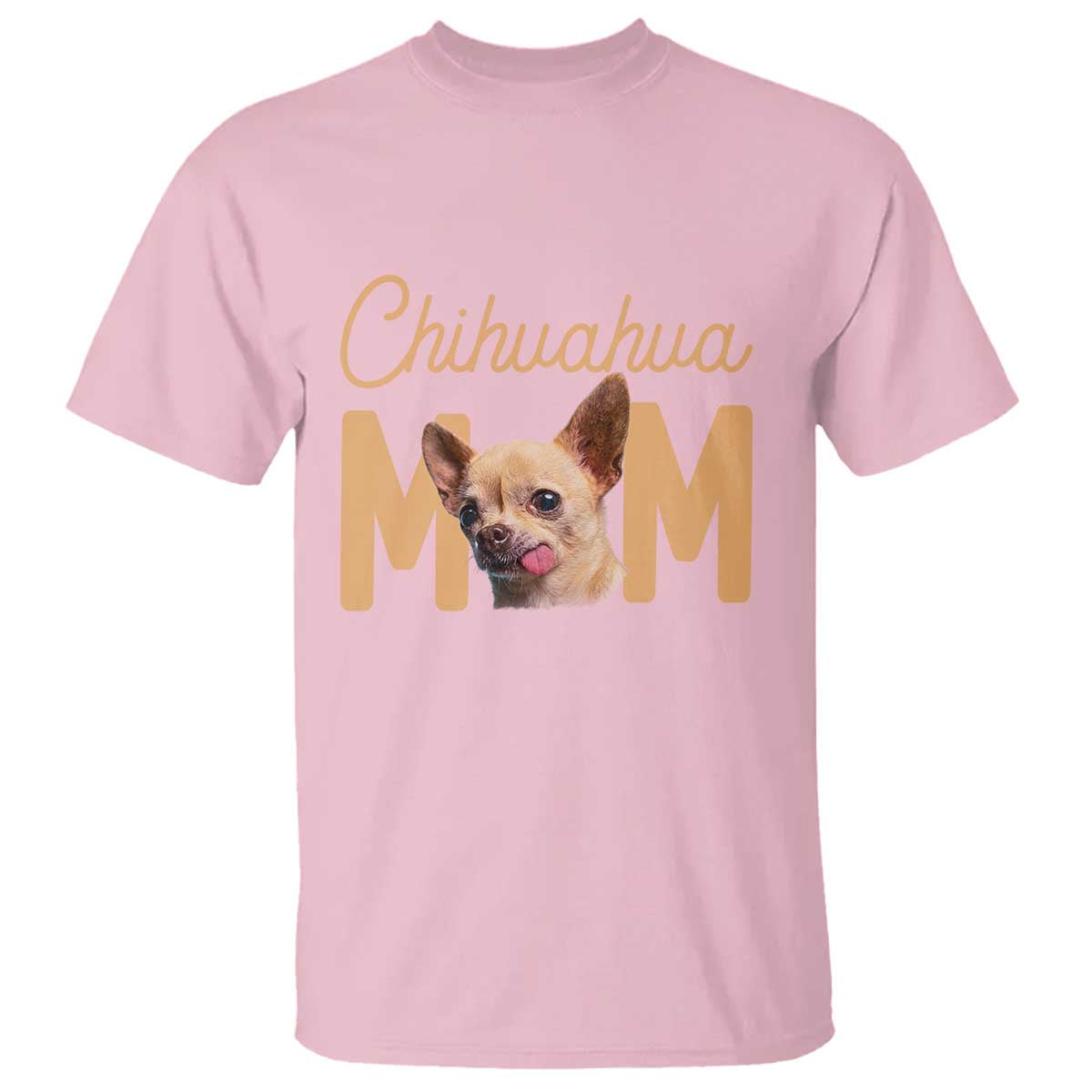 Proud Dog Mom Chihuahua T Shirt Mothers Day Lover Gift TS12 Light Pink Print Your Wear