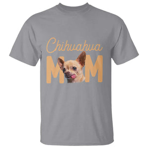 Proud Dog Mom Chihuahua T Shirt Mothers Day Lover Gift TS12 Sport Gray Print Your Wear