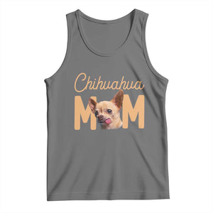 Proud Dog Mom Chihuahua Tank Top Mothers Day Lover Gift TS12 Black Heather Print Your Wear