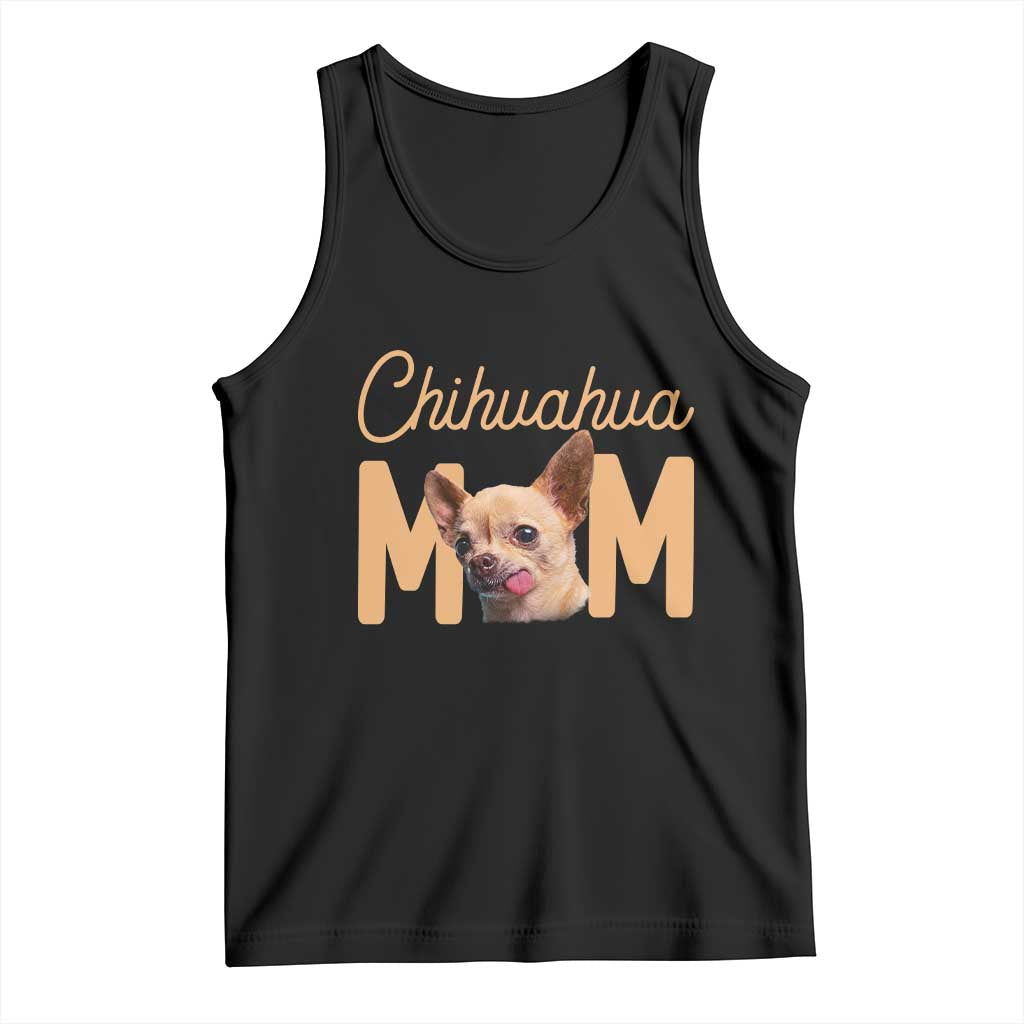 Proud Dog Mom Chihuahua Tank Top Mothers Day Lover Gift TS12 Black Print Your Wear