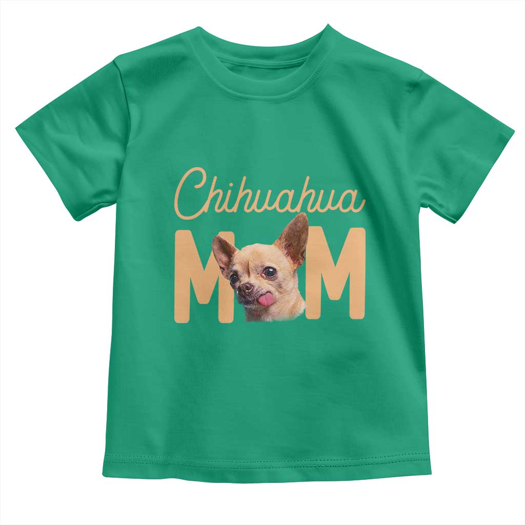Proud Dog Mom Chihuahua Toddler T Shirt Mothers Day Lover Gift TS12 Irish Green Print Your Wear