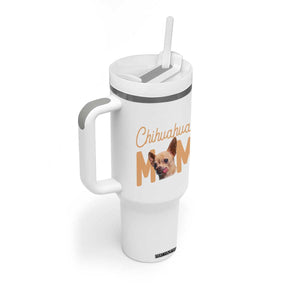 Proud Dog Mom Chihuahua Tumbler With Handle Mothers Day Lover Gift TS12 Print Your Wear