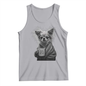Funny Chihuahua Coffee Lover Tank Top Do Not Talk To Me Yet TS12 Athletic Heather Print Your Wear