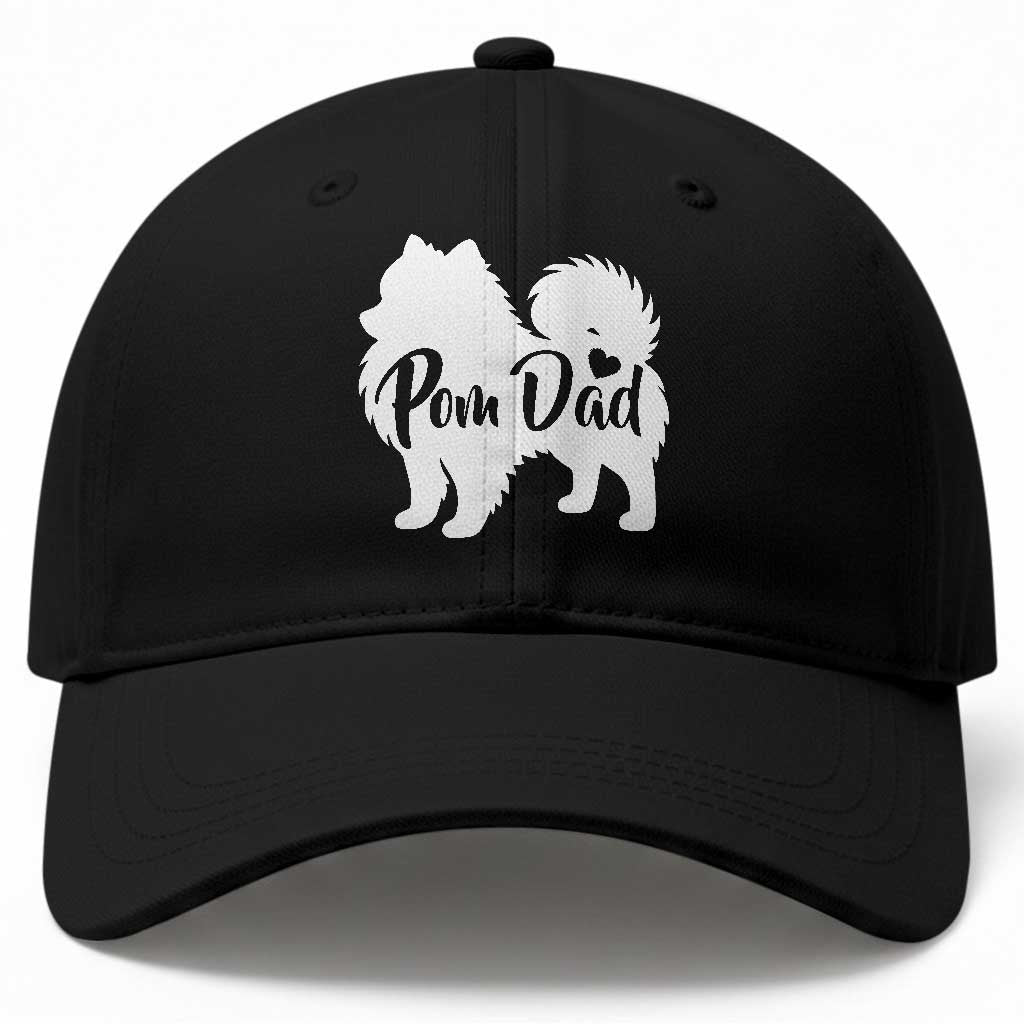 Proud Pomeranian Dad Baseball Cap Small Breed Dog Owner Gift TS12 Print Your Wear