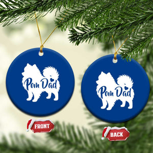 Proud Pomeranian Dad Ceramic Ornament Small Breed Dog Owner Gift TS12 1pc Blue Print Your Wear
