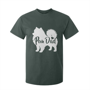 Proud Pomeranian Dad T Shirt For Kid Small Breed Dog Owner Gift TS12 Dark Forest Green Print Your Wear
