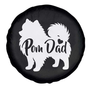 Proud Pomeranian Dad Spare Tire Cover Small Breed Dog Owner Gift TS12 Print Your Wear