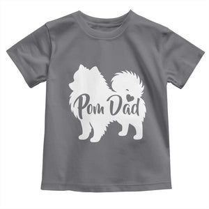Proud Pomeranian Dad Toddler T Shirt Small Breed Dog Owner Gift TS12 Charcoal Print Your Wear