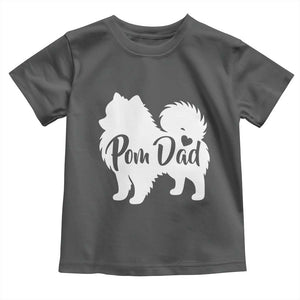 Proud Pomeranian Dad Toddler T Shirt Small Breed Dog Owner Gift TS12 Dark Heather Print Your Wear