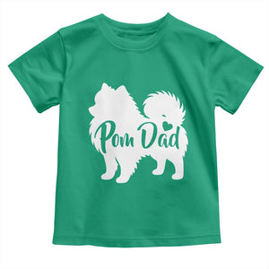 Proud Pomeranian Dad Toddler T Shirt Small Breed Dog Owner Gift TS12 Irish Green Print Your Wear