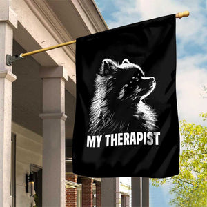 My Therapist Is A Pomeranian Garden Flag Dog Lover Gift Idea TS12 Print Your Wear