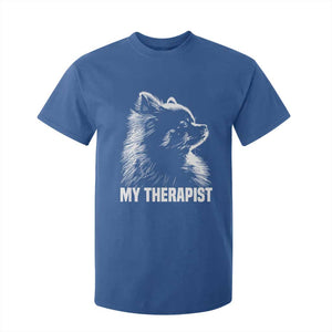 My Therapist Is A Pomeranian T Shirt For Kid Dog Lover Gift Idea TS12 Royal Blue Print Your Wear