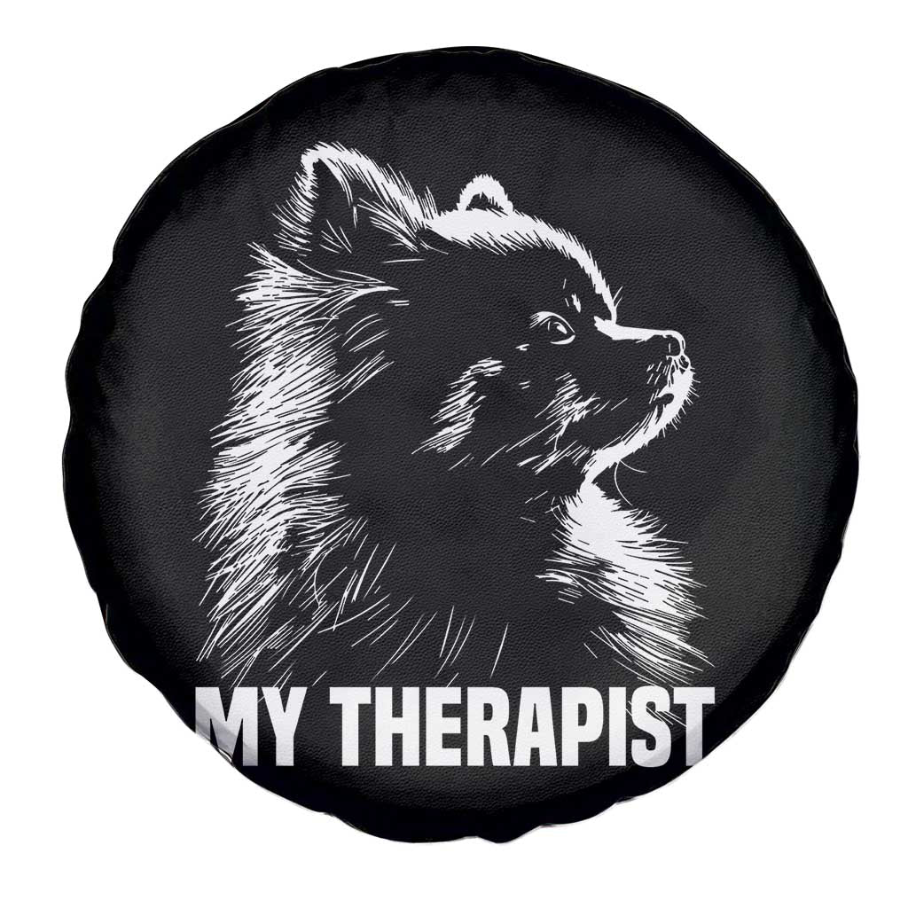 My Therapist Is A Pomeranian Spare Tire Cover Dog Lover Gift Idea TS12 Print Your Wear