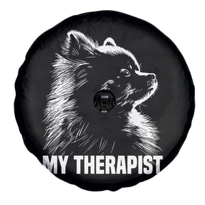 My Therapist Is A Pomeranian Spare Tire Cover Dog Lover Gift Idea TS12 Print Your Wear