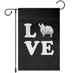 Love Pomeranian Garden Flag Cute Pom Dog Lover Gift TS12 Black Print Your Wear