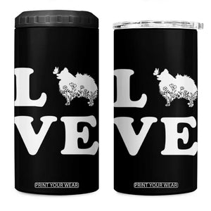 Love Pomeranian 4 in 1 Can Cooler Tumbler Cute Pom Dog Lover Gift TS12 One Size: 16 oz Black Print Your Wear