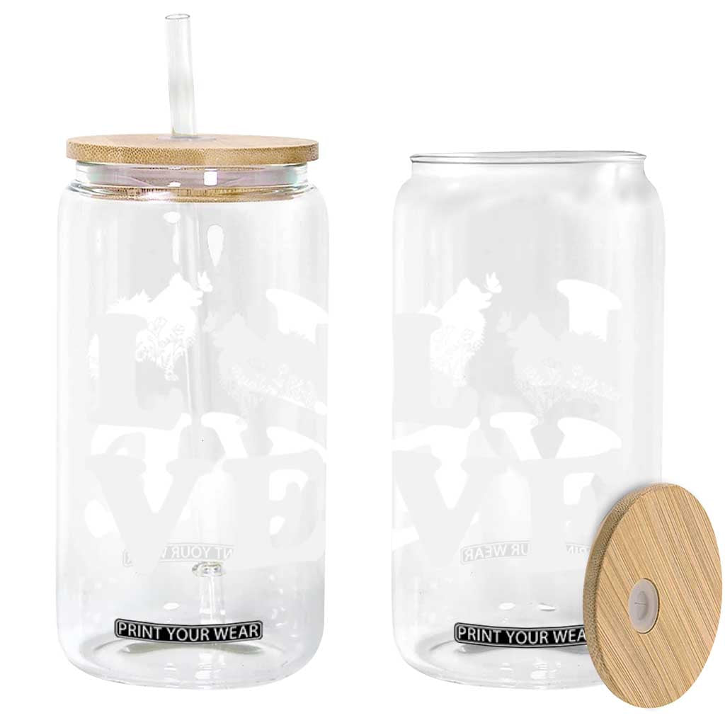 Love Pomeranian Glass Can Cute Pom Dog Lover Gift TS12 Print Your Wear