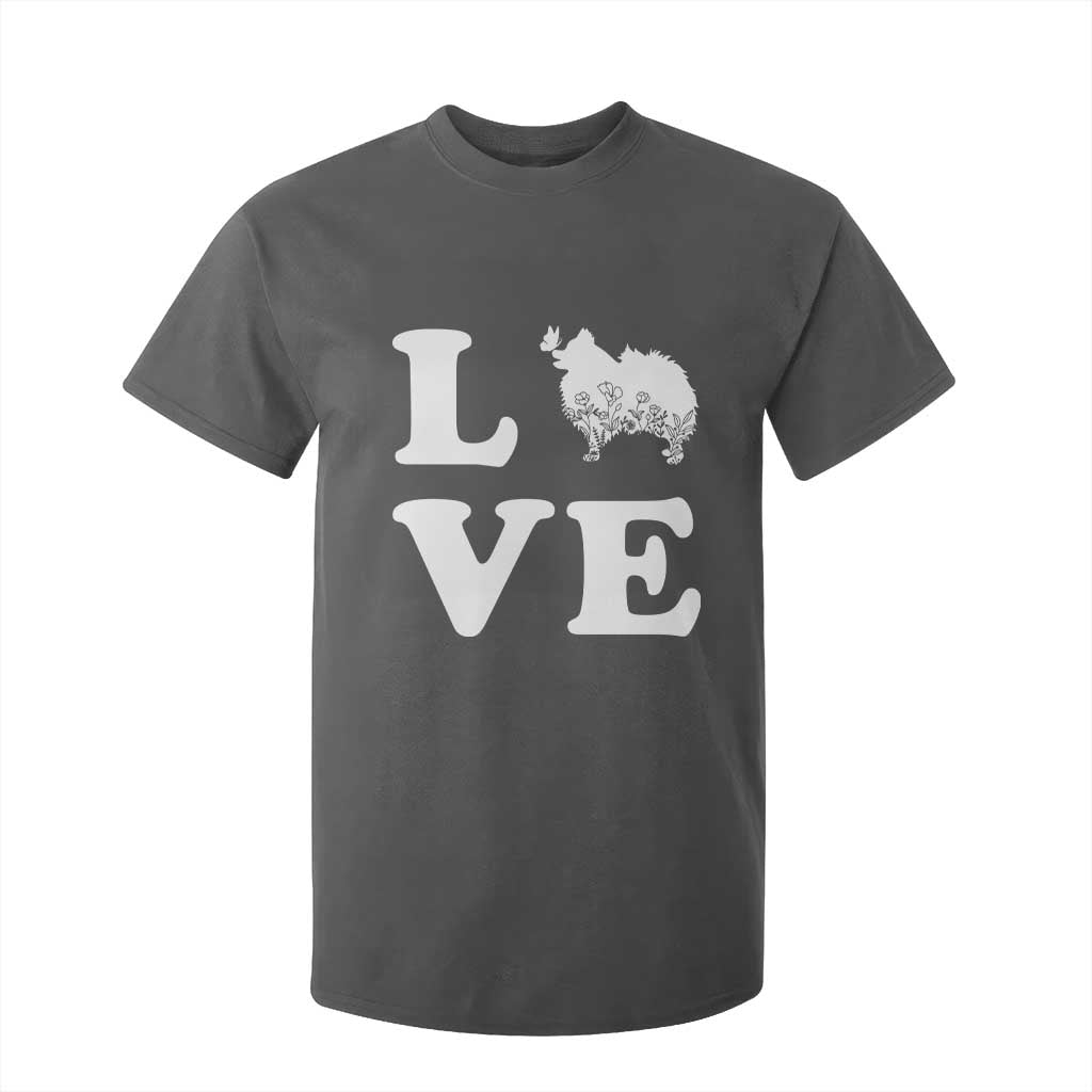 Love Pomeranian T Shirt For Kid Cute Pom Dog Lover Gift TS12 Dark Heather Print Your Wear