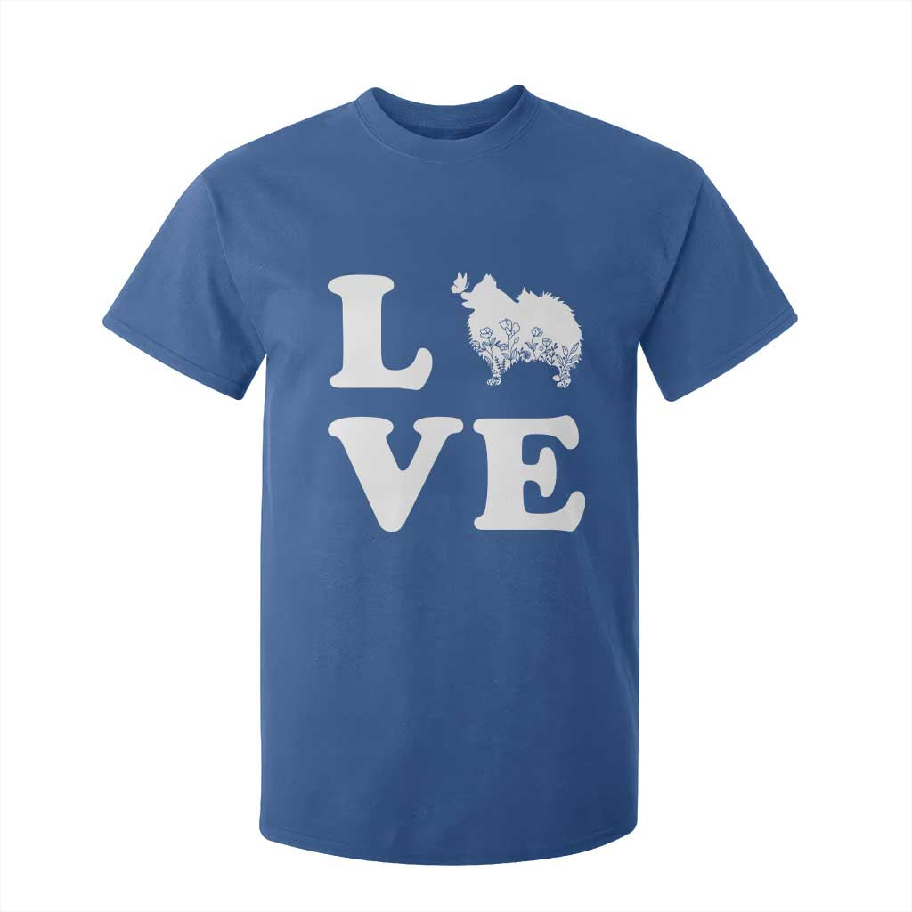 Love Pomeranian T Shirt For Kid Cute Pom Dog Lover Gift TS12 Royal Blue Print Your Wear