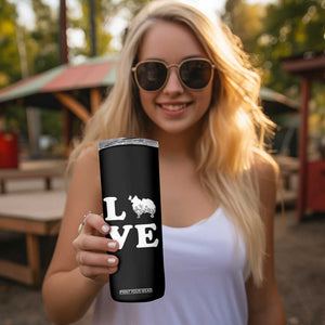 Love Pomeranian Skinny Tumbler Cute Pom Dog Lover Gift TS12 Print Your Wear