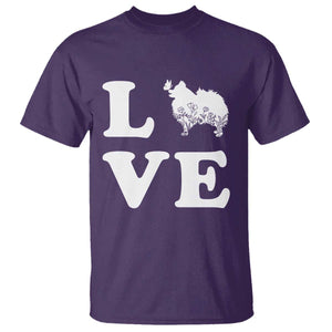 Love Pomeranian T Shirt Cute Pom Dog Lover Gift TS12 Purple Print Your Wear