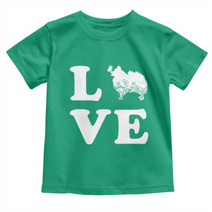 Love Pomeranian Toddler T Shirt Cute Pom Dog Lover Gift TS12 Irish Green Print Your Wear