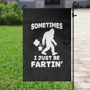 Bigfoot Bathroom Humor Garden Flag Sometimes I Just Be Fartin TS12 Print Your Wear