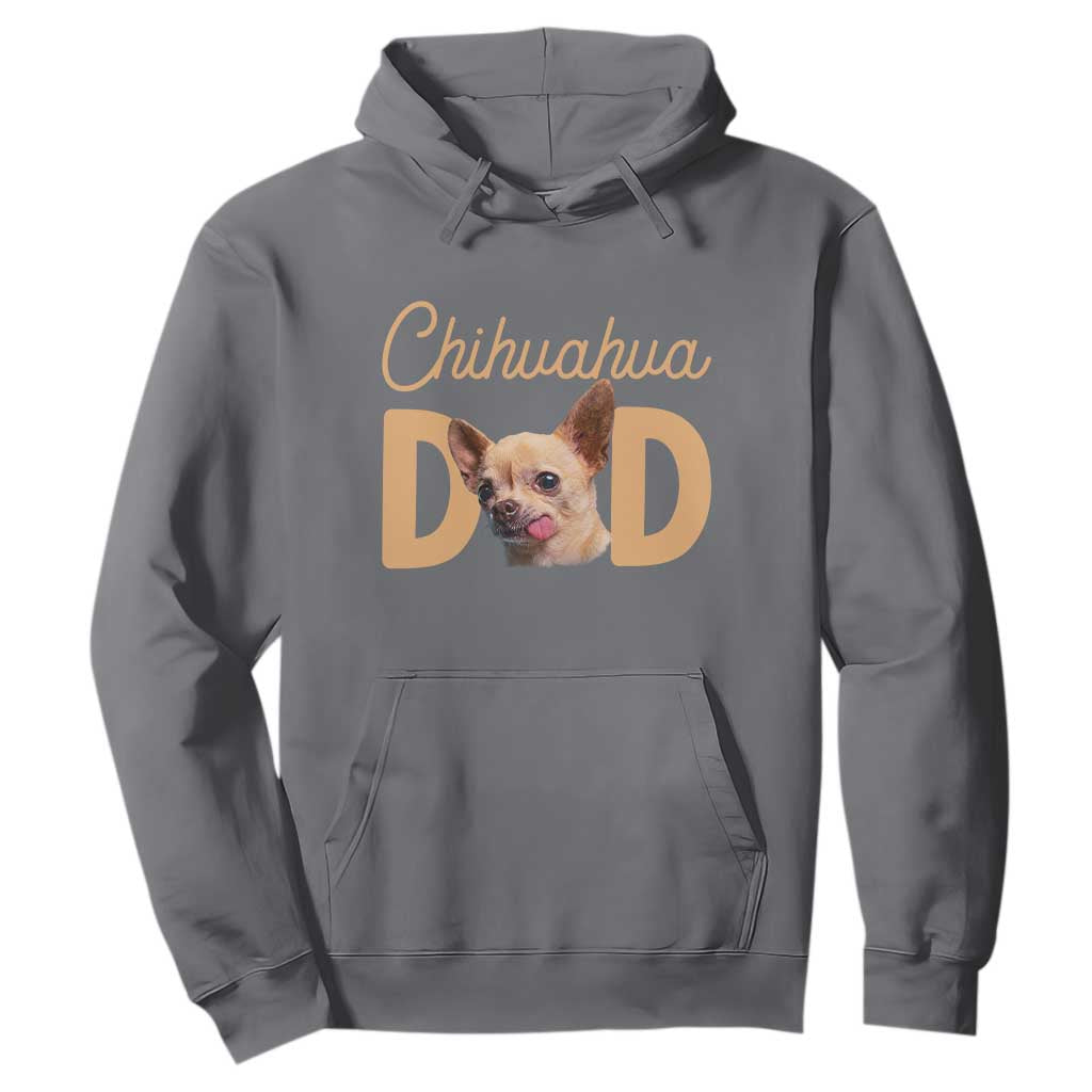 Proud Chihuahua Dad Hoodie Ankle Biter Dog Lover TS12 Charcoal Print Your Wear