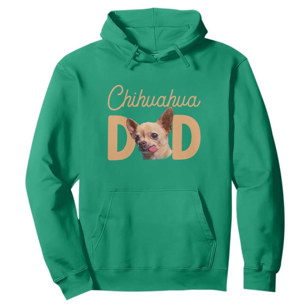 Proud Chihuahua Dad Hoodie Ankle Biter Dog Lover TS12 Irish Green Print Your Wear