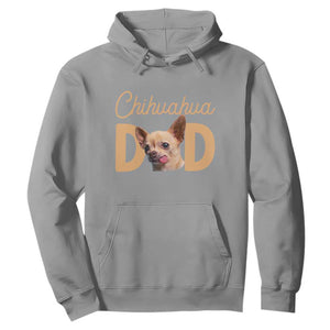 Proud Chihuahua Dad Hoodie Ankle Biter Dog Lover TS12 Sport Gray Print Your Wear