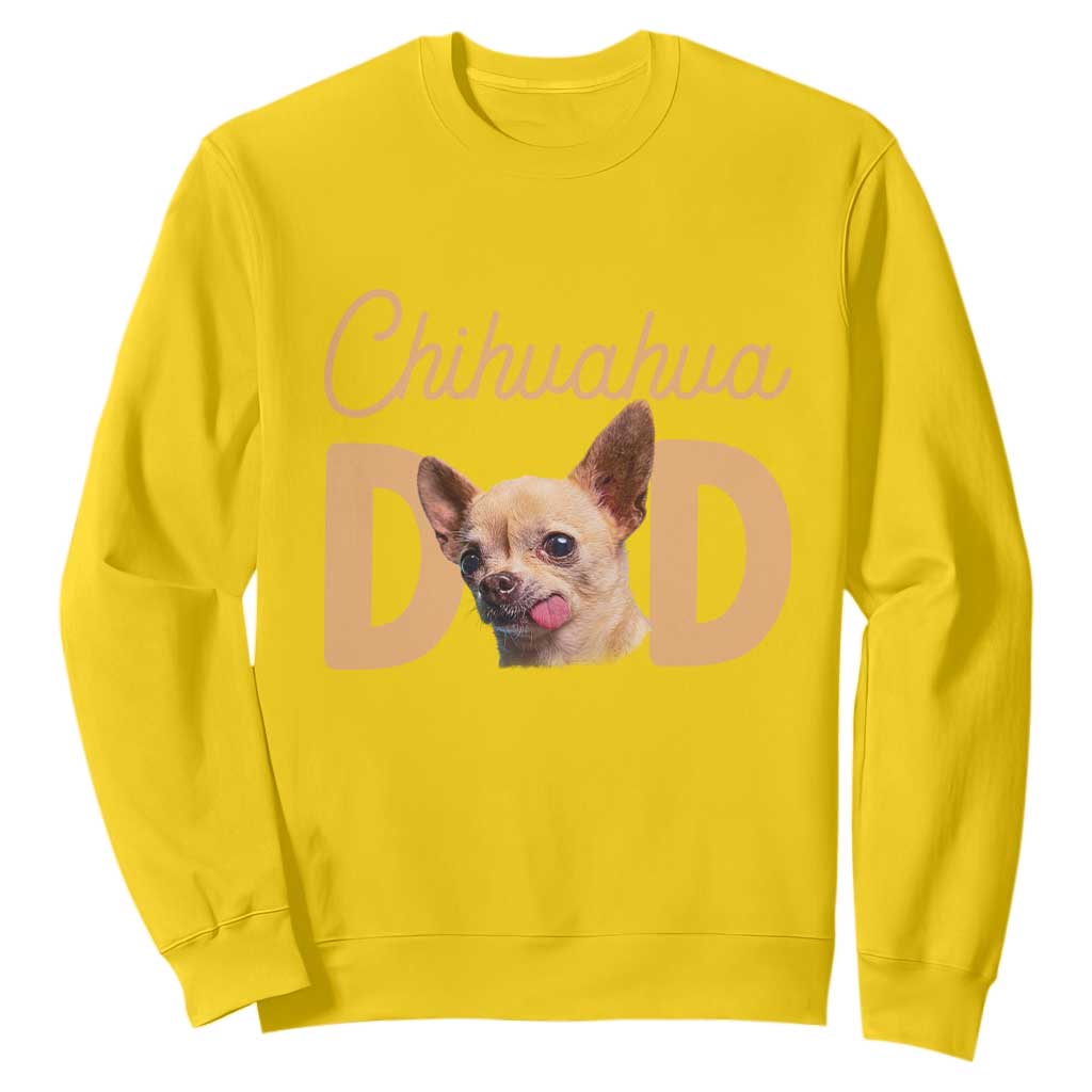 Proud Chihuahua Dad Sweatshirt Ankle Biter Dog Lover TS12 Daisy Print Your Wear