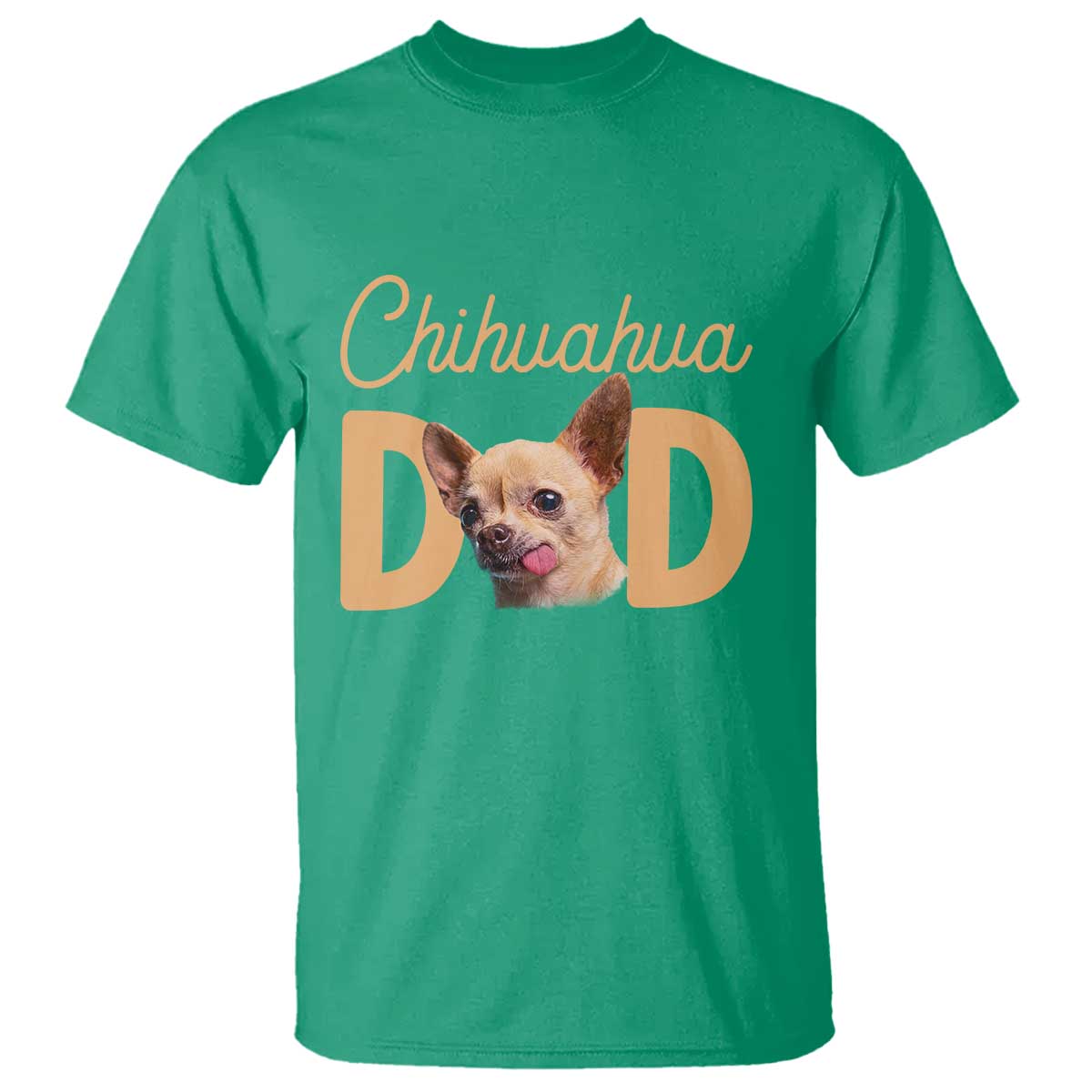 Proud Chihuahua Dad T Shirt Ankle Biter Dog Lover TS12 Irish Green Print Your Wear